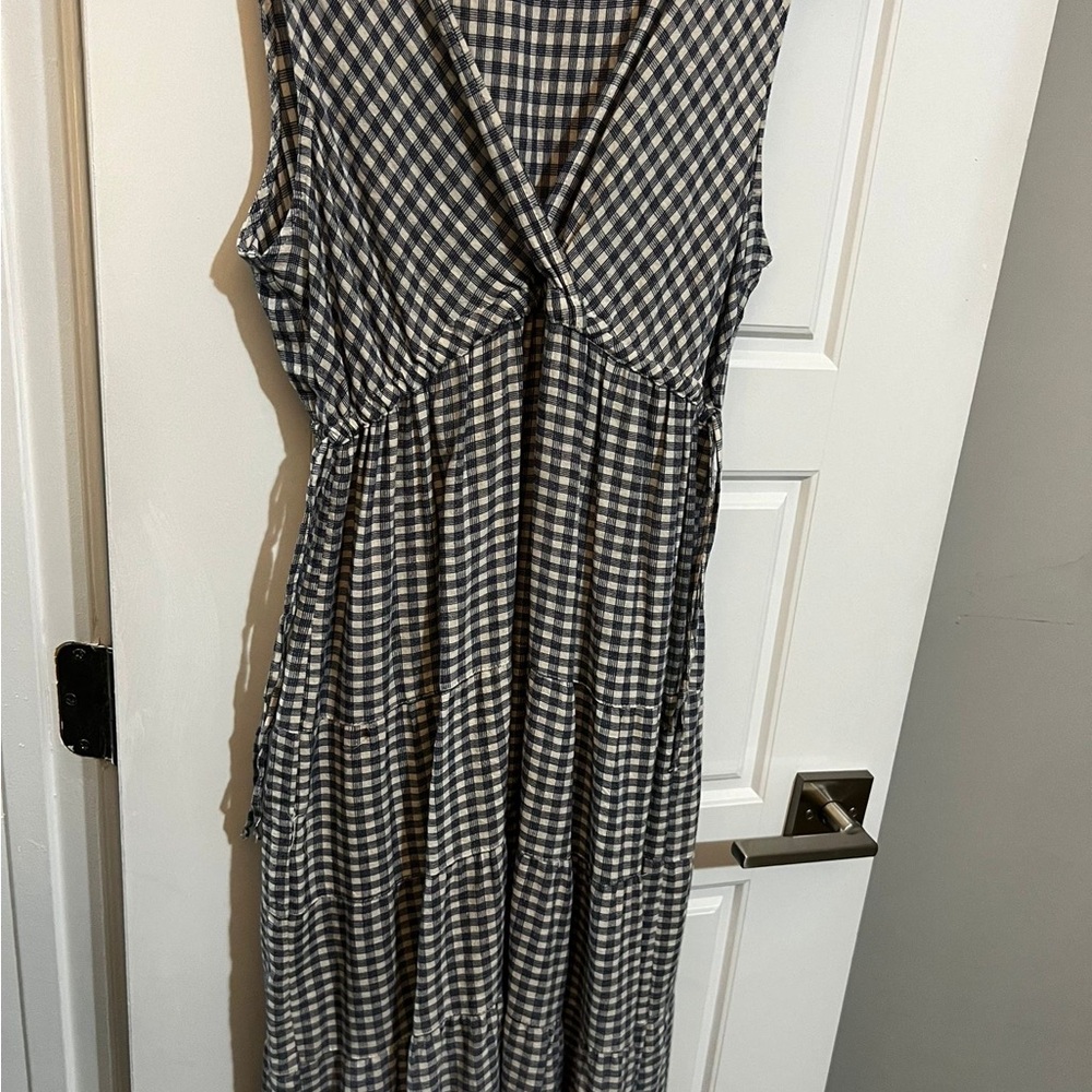 Checkered Sleeveless Dress